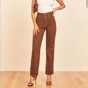 Cowboy High Rise Straight Jeans